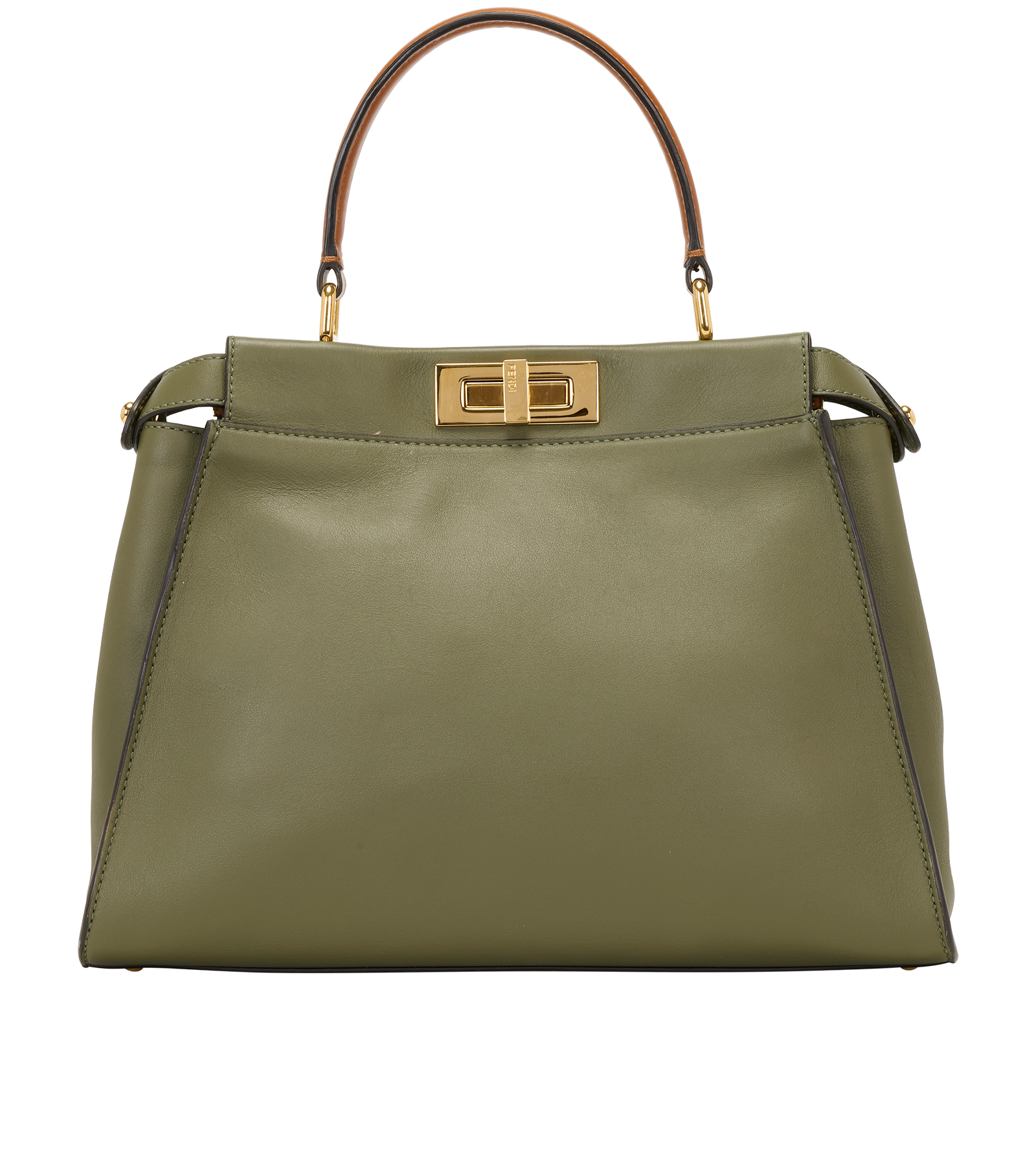 Medium Peekaboo, &pound;2,300, Handbags, Green, Leather, Back view